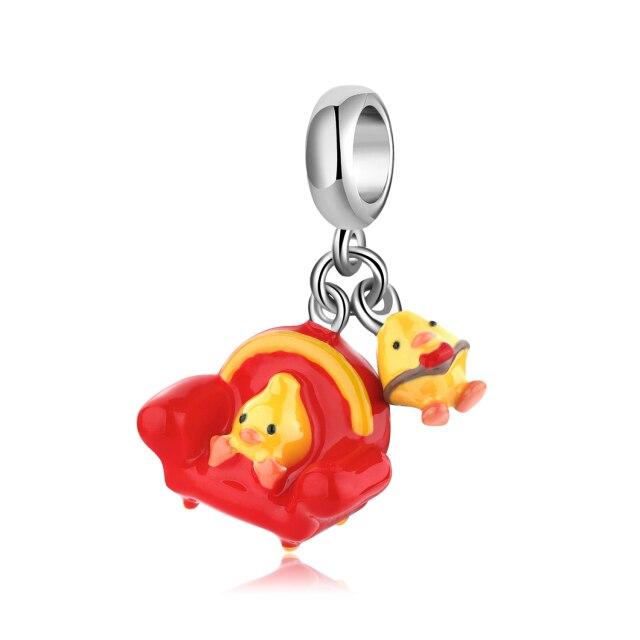 Animal City Wizarding World Life Tools Pendants Genuine 925 Sterling Silver Funny Charms Diy Accessories Fit Bracelet