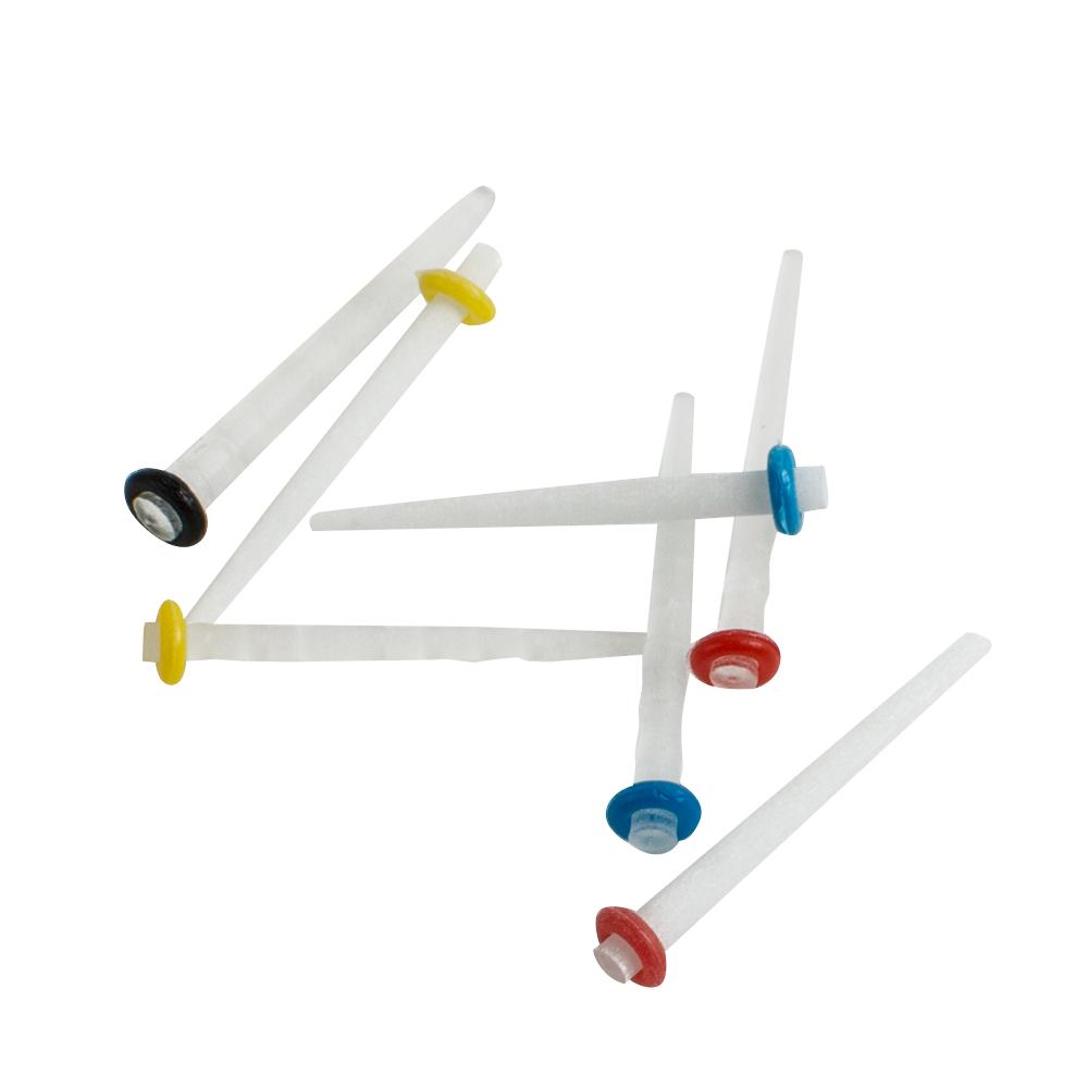 200Pcs Dental Fiber Post Glass Quartz Teeth Restorative 1.2mm 1.4mm 1.6mm 1.8mm Posts