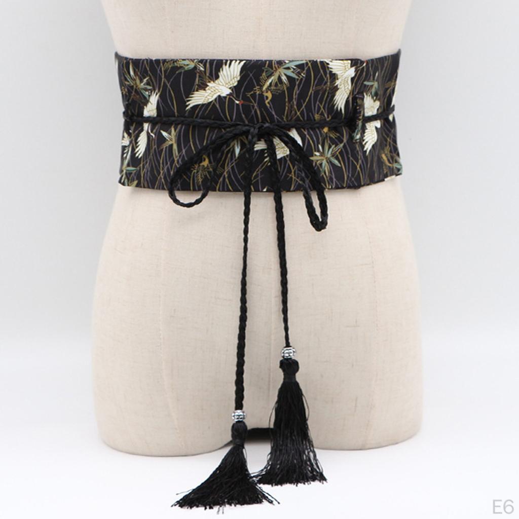-Crowned Crane Waistband Corset Belt For Dress