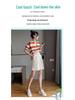 Women's High-Waist Black Bermuda Shorts: Summer, Loose, Straight-Leg, Slimming A-Line, Hong Kong Style.