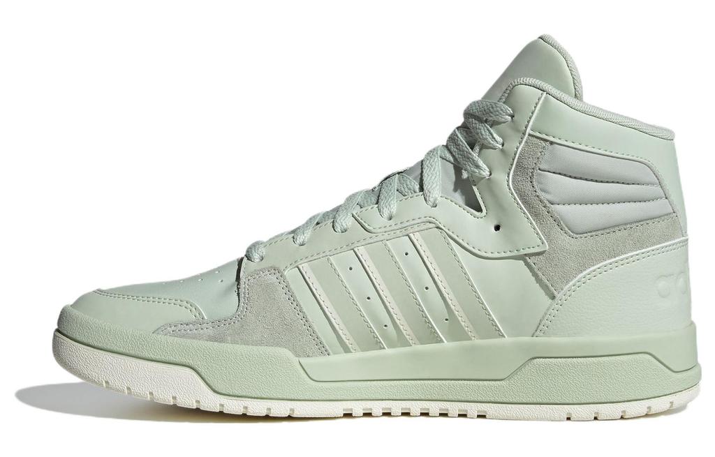 Adidas Neo Entrap Mid top Skateboard Shoes Unisex White Green ID6007