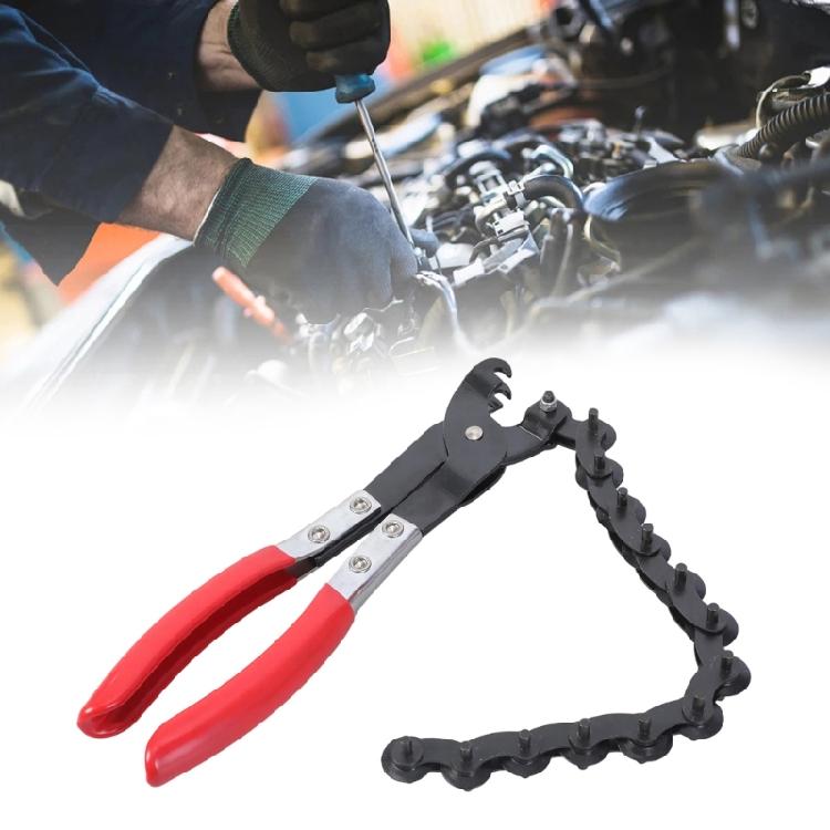 Exhaust Pipe Cutter Chain Tool Adjustable Pipe Cutter Chain Pipe Cutter Carbon Steel Tubing Cutter for Automotive