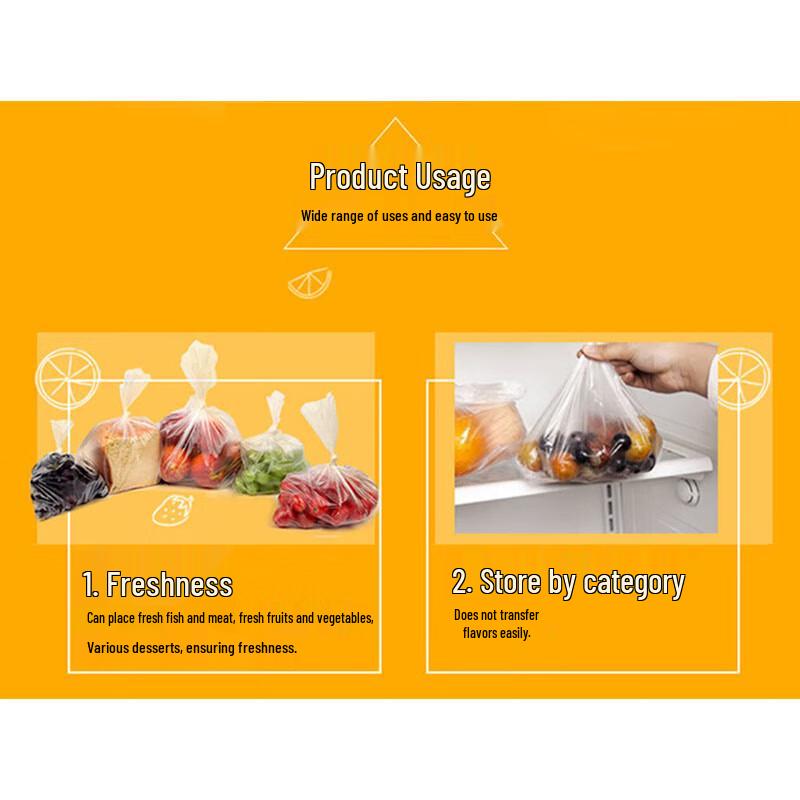 Miaojie Large Thickened Pull-Out Food Storage Bags