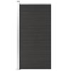 VidaXL Fence Panel Garden Barrier Fence Wall Balcony Edging Patio Terrace Backyard Outdoor WPC 148979