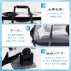 FISHING PATH Fishing Bucket, Transparent [See Fish At a Glance], 45cm, with Spring Cover, Pump Holder, Non-Slip Bottom, Shoulder Strap, Foldable