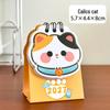 2026 Cute Cat Heart Desk Calendar with Check-in Record Ornament | Cartoon Bean Theme | High-Value Self-Discipline Small Calendar