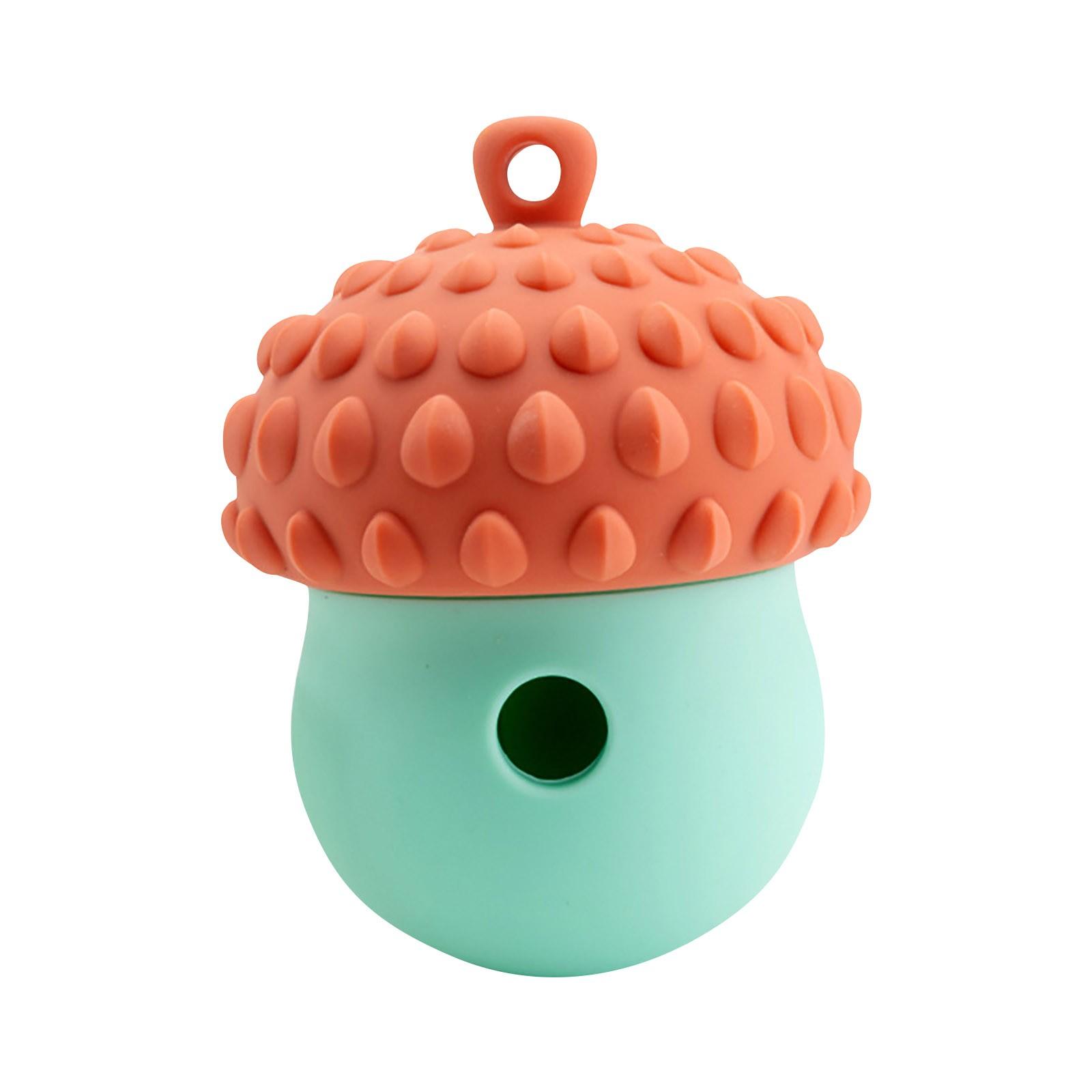 

Pet Toys Pet Ball Food Grade Silicone Slow Food Leakage Ball One Size червоний