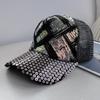 New fashion sequined baseball cap women's summer outdoor sun protection breathable sunshade cap personalized trend hat