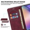 Wallet Skin Friendly Flip Leather Case For Samsung Galaxy S26 Ultra S25 Edge S24 Plus S23 FE A15 A16 A17 A26 A35 A36 A54 A55 A56