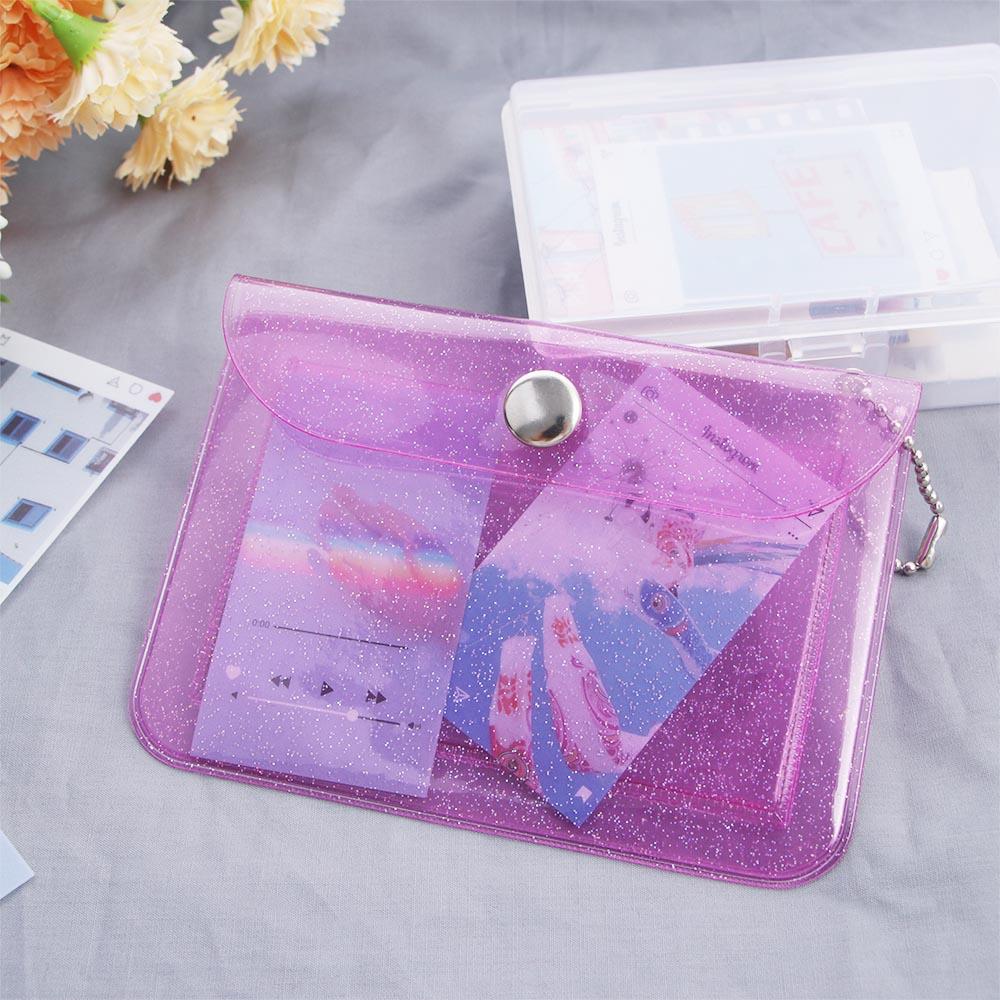 

Key ring Waterproof Photo Organizer Bag Pendant Coin purse Photo Card Holder Keychain Small Wallet 05