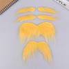 Mustache And Eyebrows Set Self Adhesive Beard Moustache Cosplay Costume Accessories For Kid Adult