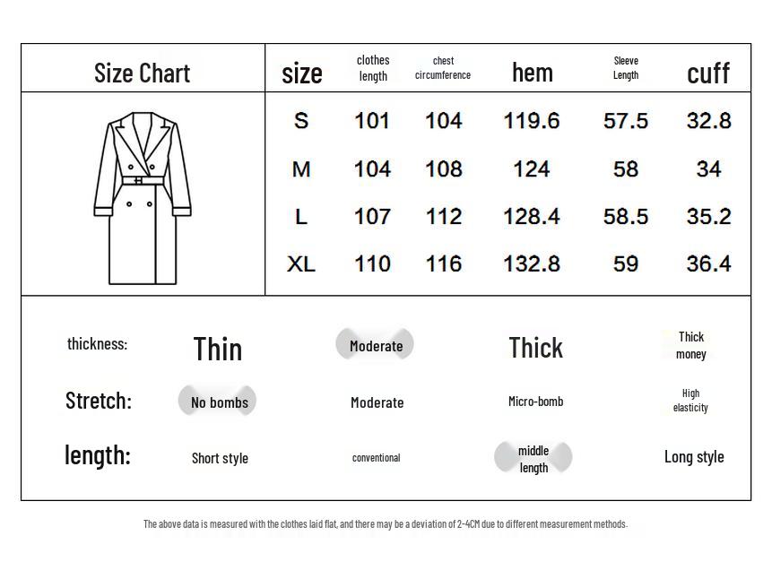 Peacebird Women's Premium Mid-Length Hooded Double-Faced Wool Coat