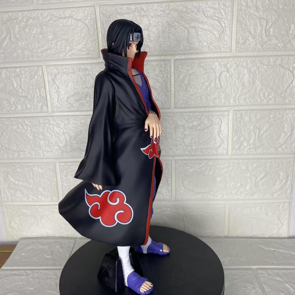 Naruto Shippuden Anime Figure Door God Uchiha Itachi Standing Posture Action Figure Boy Dolls Decorations Christmas Toys Gift