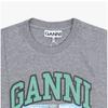 Ganni Women S Short Sleeve Tee Bear Comic Teddy Logo A1050070 920