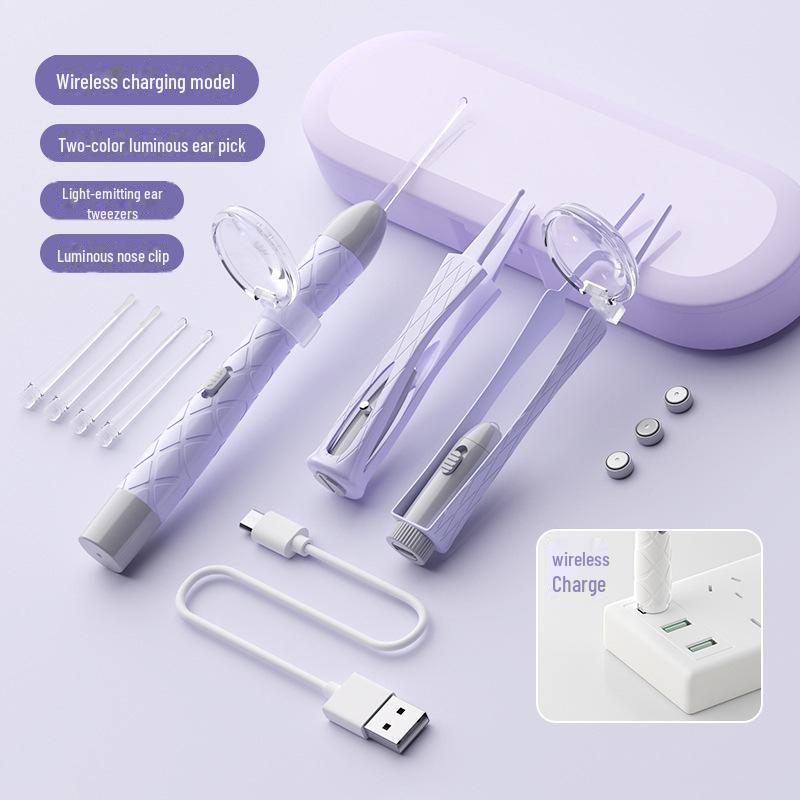 Ohrstöpsel mit weichem Kopf und leuchtendem Design für Kleinkinder – Sicheres Werkzeug zum Entfernen von Ohrenschmalz bei Babys