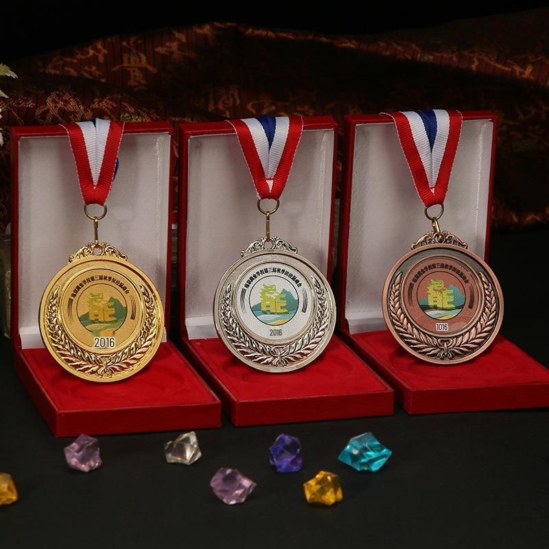 Gold Foil Trophy Medal for Sports Competition TB-541928677821