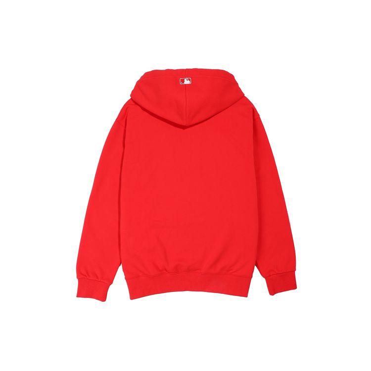 MLB New York Yankees Heart Embroidery Sports Casual Hoodie Unisex Hoodies Red 31HDL1111-50R