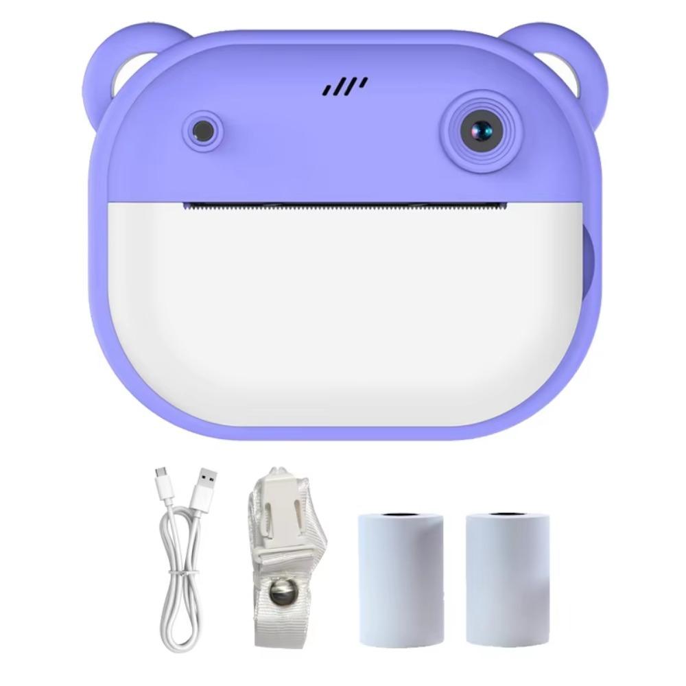 

Камера для записи HD 1080P с термопечатью с печатной бумагой Мини Игрушки для моментальной печати для девочек Purple