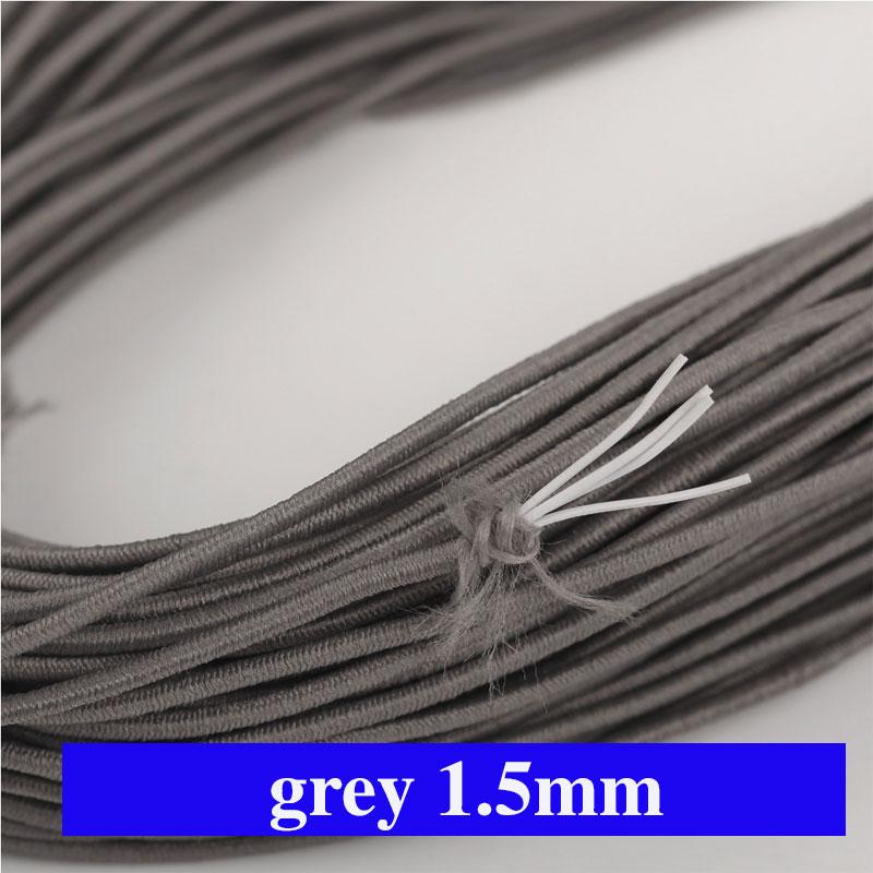 1.5mm Strong Elastic Rope Colorful High-Quality Elastic Band Rubber Cord for DIY Sewing Jewelry Crafts Making Accessorie