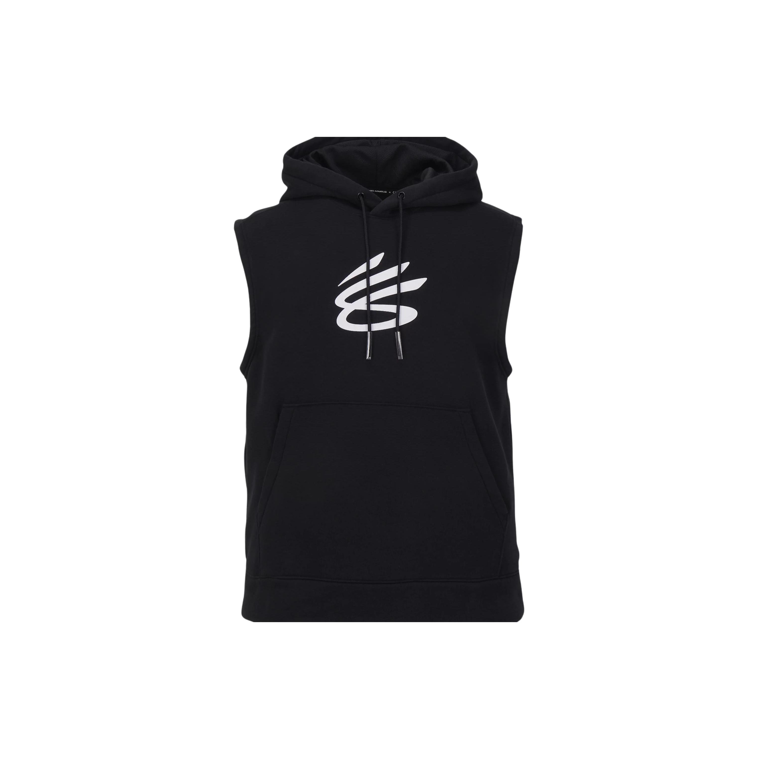 Under Armour SS24 Curry Fleece Basketball Jersey Men s Black 1374301-003 S