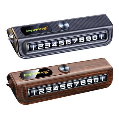 Automobile Temporary Car Parking Card Temporary Automobile Parking Plate Number Card Vehicle Park Phone Numbers Plate for Car