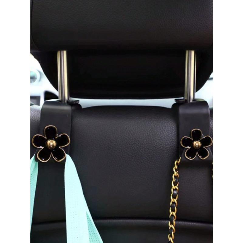 

2pcs Car Seat Back Hook Creative Cute Cartoon Car Multifunctional Car Hook Hook Direction Is Randow one-size чёрный