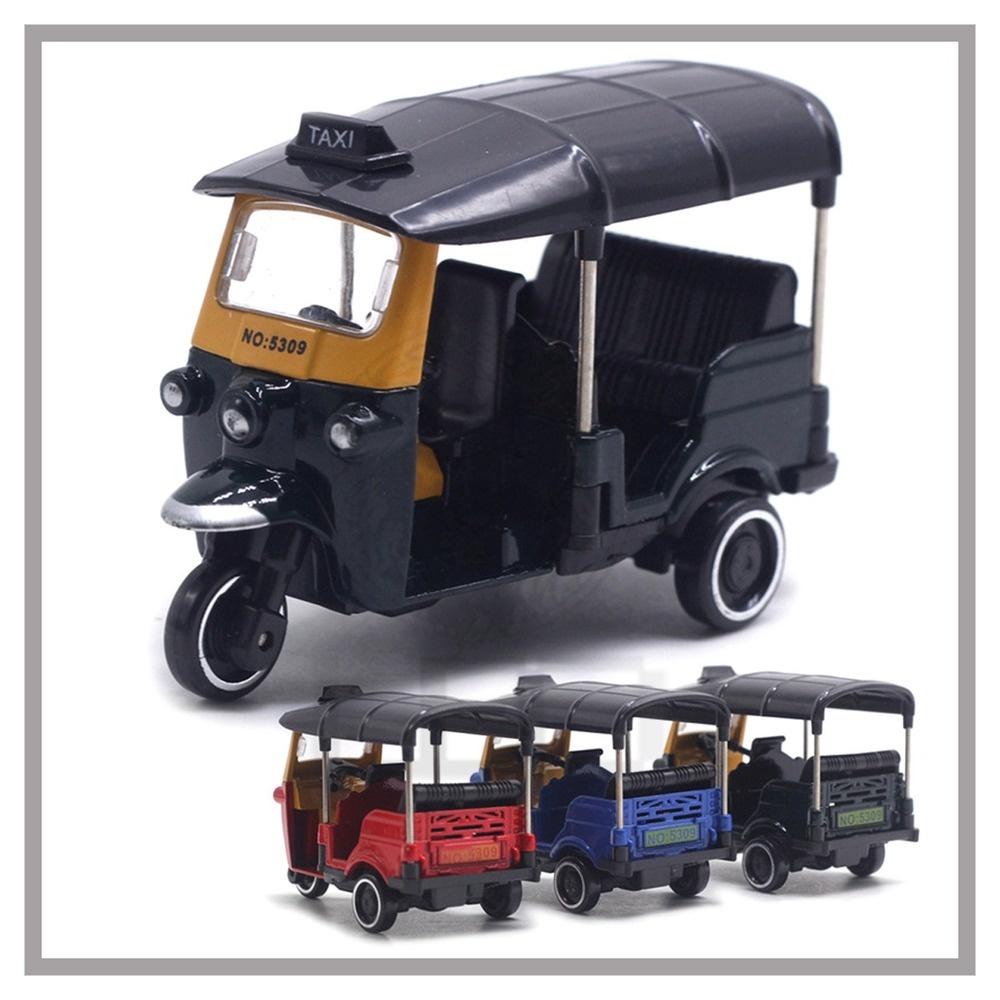 Klt 1:43 Thai Dreirad Tuk-Tuk Automodell Kinderspielzeug für Jungen Kinderspielzeug Autos Spielzeug