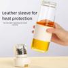 Portable Design Glass Water Bottle High Temperature Resistant Elastic Mechanism Tea Water Separation Cup Tritan Material