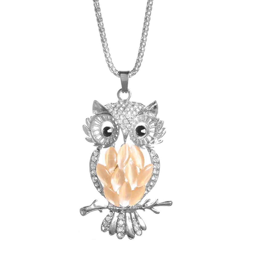 New Rhinestone Elephant Pendant High Quality Stainless Steel Chain Women's Street Style Accessories Fashion Necklace Jewelry