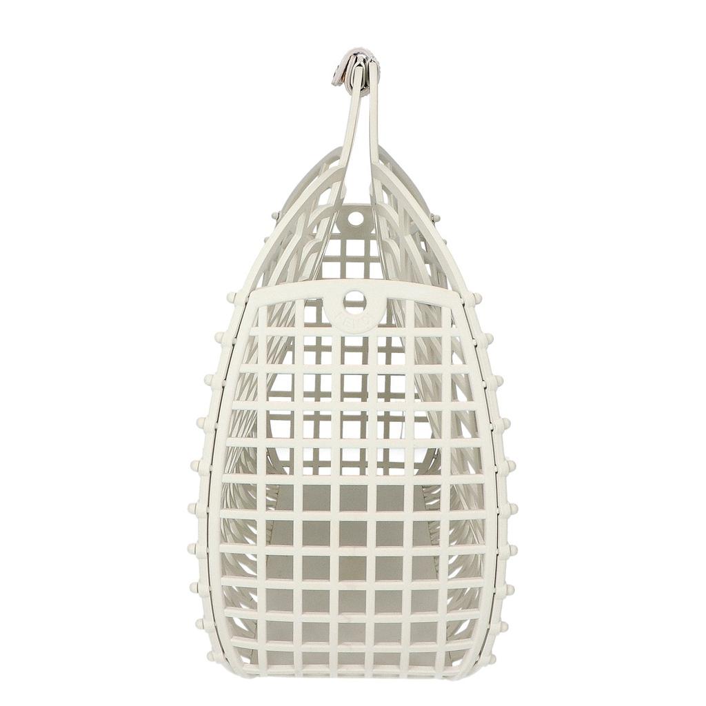 FENDI 8BH389 Medium basket bag Handbag whiteUsed