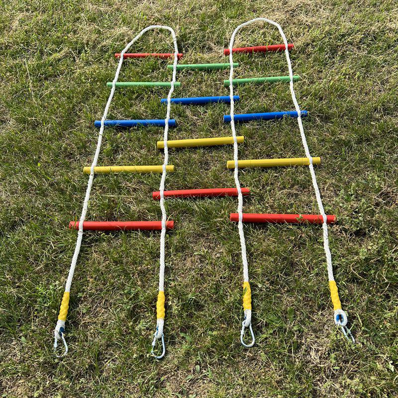 Indoor & Outdoor Children's Climbing Rope Ladder & Swing for Kindergarten Exercise