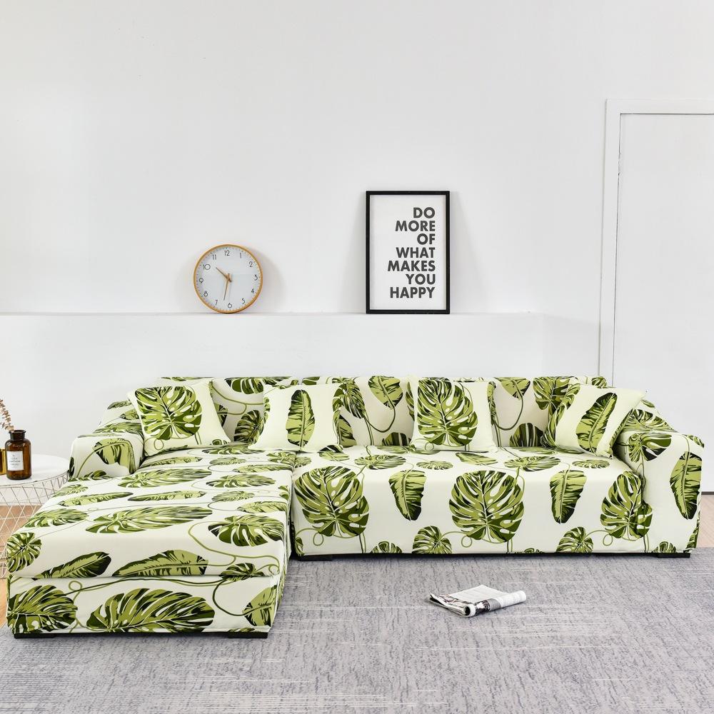 Geometric Elastic Sofa Covers for Living Room Needs Order 2 Pieces Sofa Cover If L-style Sectional Corner Sofa capa de sofa