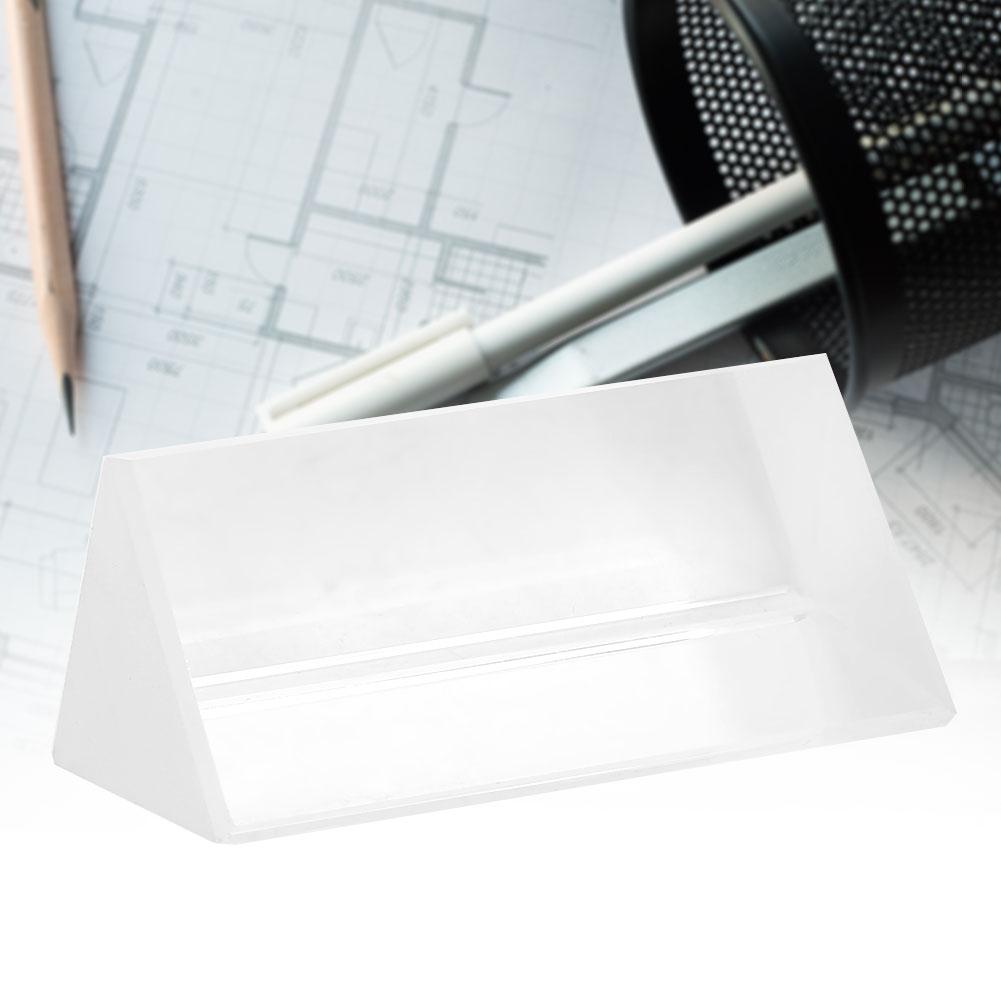 30*30*60mm Triangular Prism K9 Optical Glass Triangular Prism For Teaching Light Spectrum