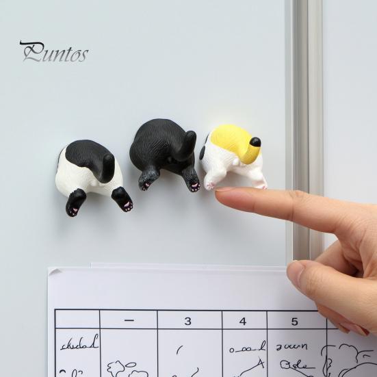Decorative Cat Magnets 3D Butt Refrigerator Magnet, Kitten Ass Whiteboard Cabinet Fridge Office Locker Home Kitchen Decoration Gift for Lovers Lover