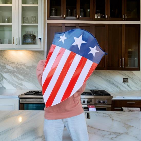 60.96 cm Viking Shield Full Metal Shield for cosplay and Home decorative Medieval Shield