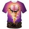 Fashion Ice Cream T-Shirts Summer Novelty Children's T-Shirt Boy Girl Clothes from 5 to 6 Years Tops Round Neck Girls Clothing