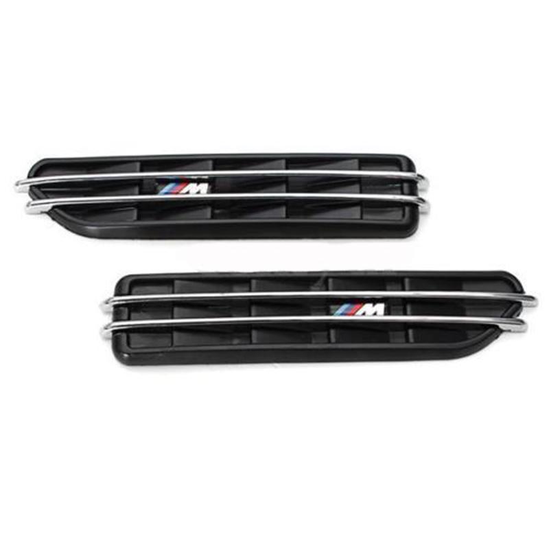 Grille D'aération Pour Feux De Brouillard BMW E60 Série 5 - 2004-2007 - Référence 51117049243/44 - Noir