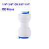 OD 1/4" 3/8" Pipe Slip Lock Quick Connector Water Purify Joint Garden Irrigation Straight Elbow Tee Valve Pipe Coupling Fittings