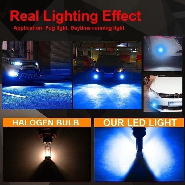 2Pcs H7 Led Car Headlight Bulb H4 H16 H8 H9 H1 H3 Auto Led Fog Light Lamp 9005 9006 Driving Front Light Headlamp High Power 12V