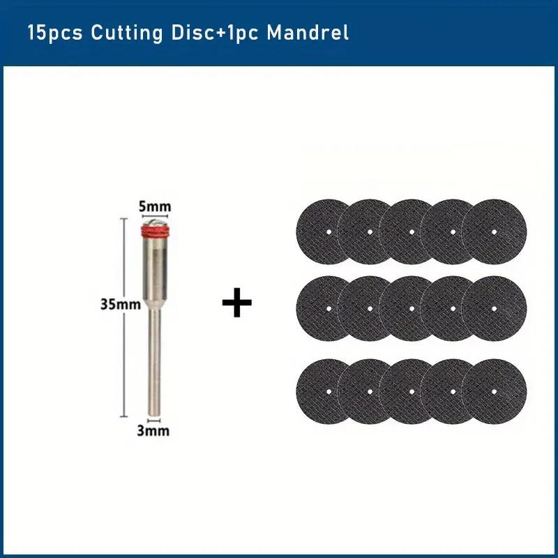 

Абразивный отрезной диск 32 мм с оправками шлифовальные круги для аксессуаров Dremel резка металла роторный инструмент пильный диск