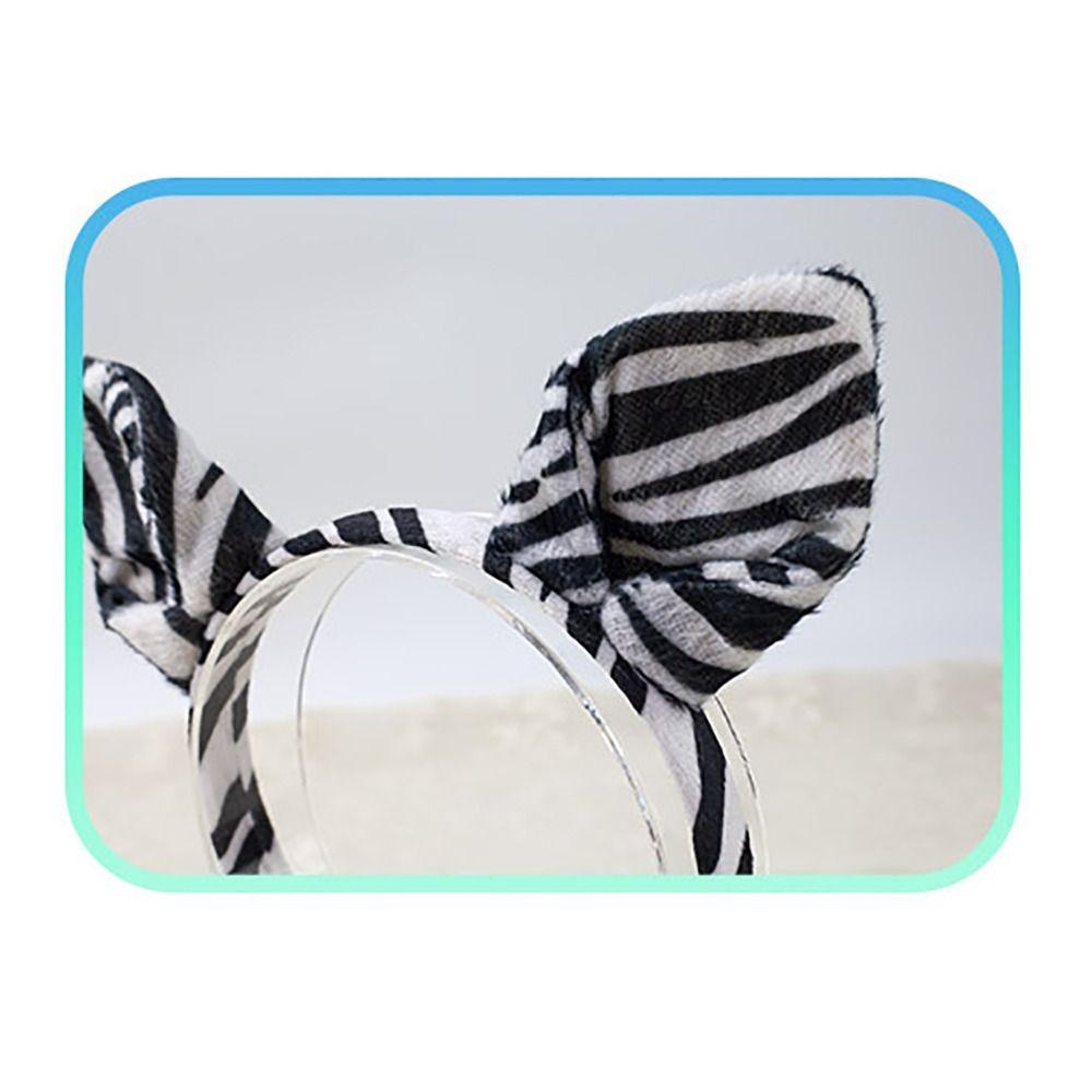 Fashion Animal Ears Kid Costume Headband Stripes Design Cartoon Hairband Costume Accessories Hair Ornament Children Events