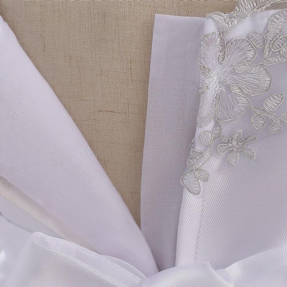 Baby Girl's Long-Sleeved Flower Princess Dress for First Birthday