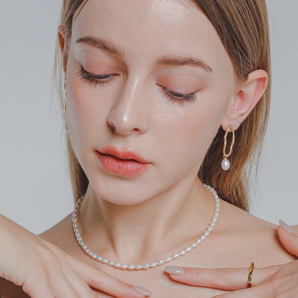 J.Lauren [Made] Oval Pearl Necklace N01082