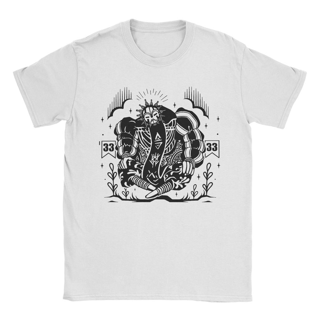 Herr Esquie Clair Obscur Expedition 33 T-shirts Vintage Kortärmad Rundhalsad T-shirt Kläder Bomull