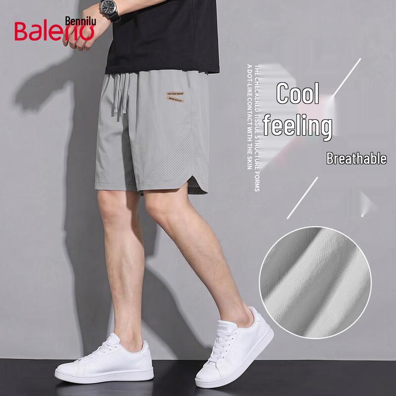 Baleno Men s Summer Breathable Lightweight Casual Cool-Feel Shorts 3XL