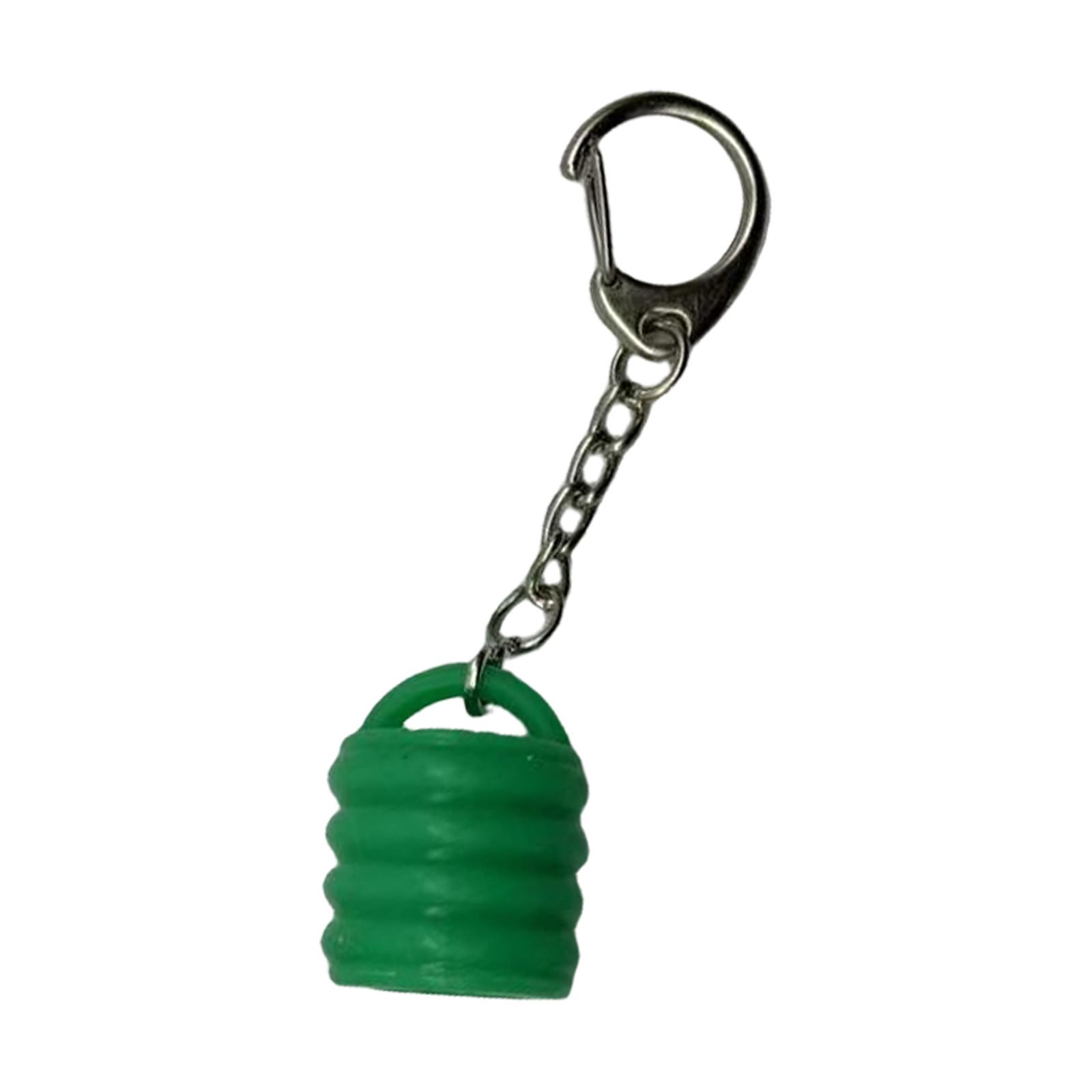 

Портативный брелок для блеска для губ, пластиковый держатель для крышки, брелок для подвески, сумка для бальзама для губ, аксессуары для макияжа зелёный