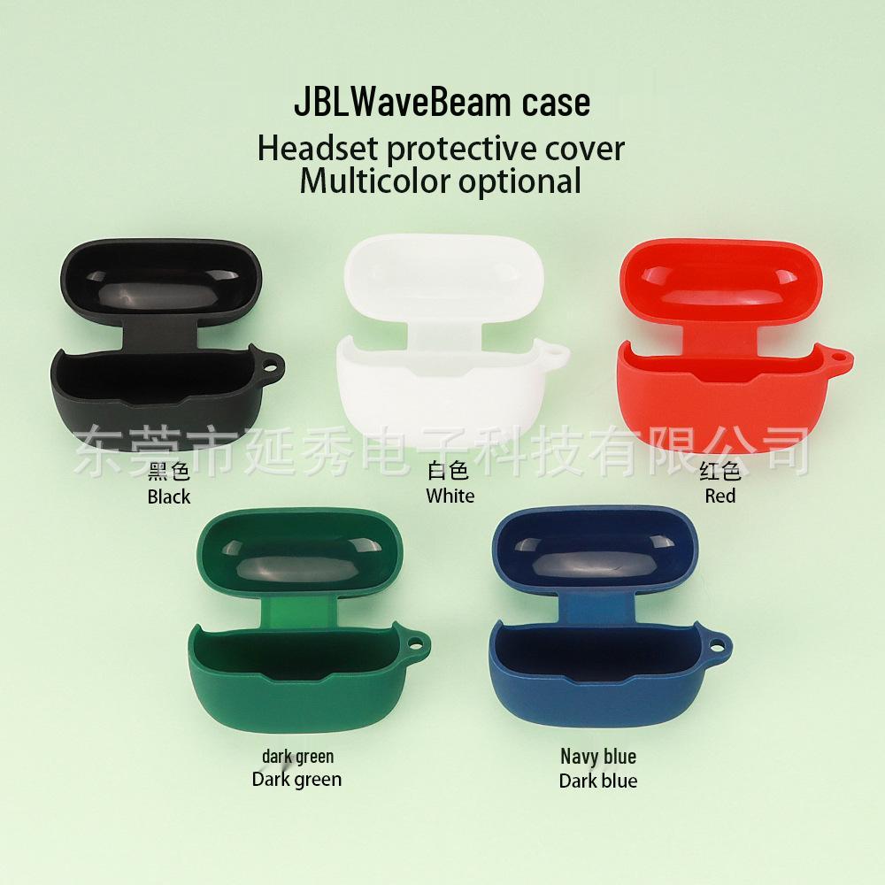 JBL Wave Beam Écouteur Étui de Protection en Silicone pour le Chargement Couvercle Anti-Poussière