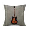 Guitar And Bass Instrument Series Pattern Digital Printing Short Plush Pillow Covers For Sofa Office Cushion Cover Home Goods