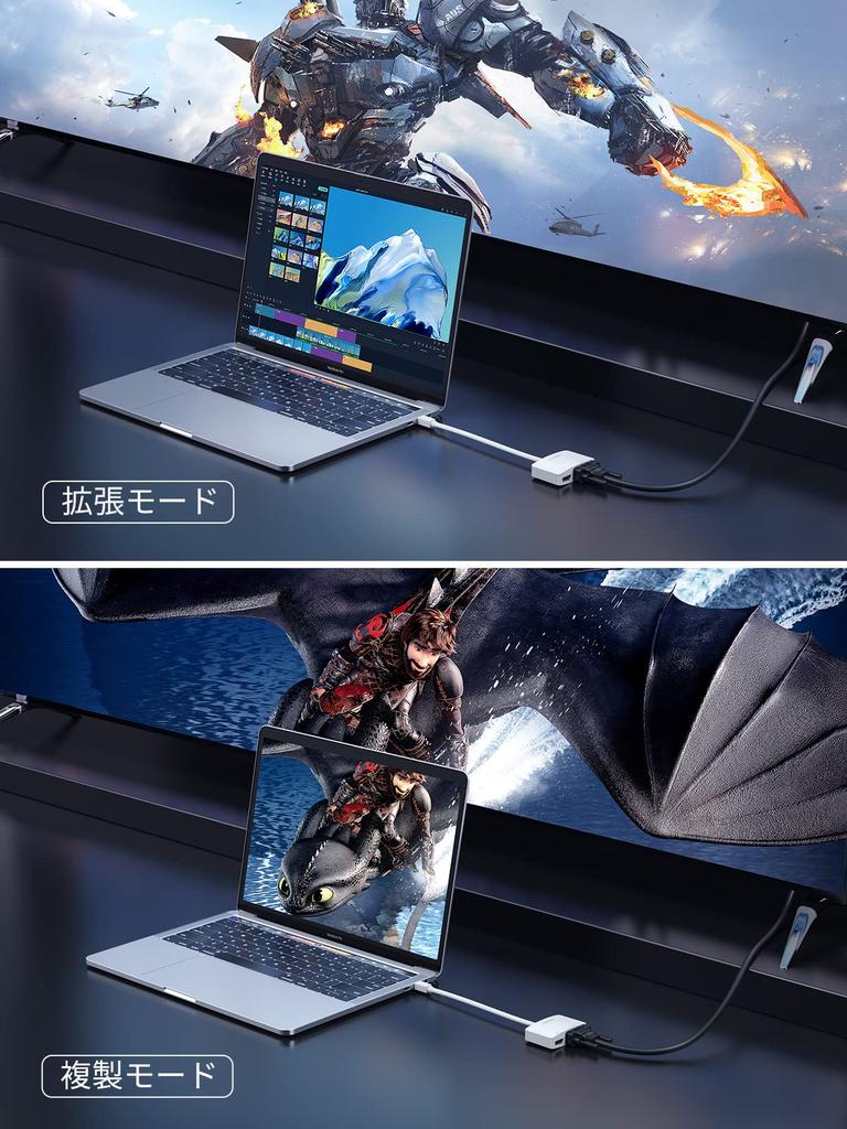 UGREEN Mini DisplayPort To HDMI VGA Compatible with and Air Adapter, 4K@30Hz, MacBook, Surface, iMac,