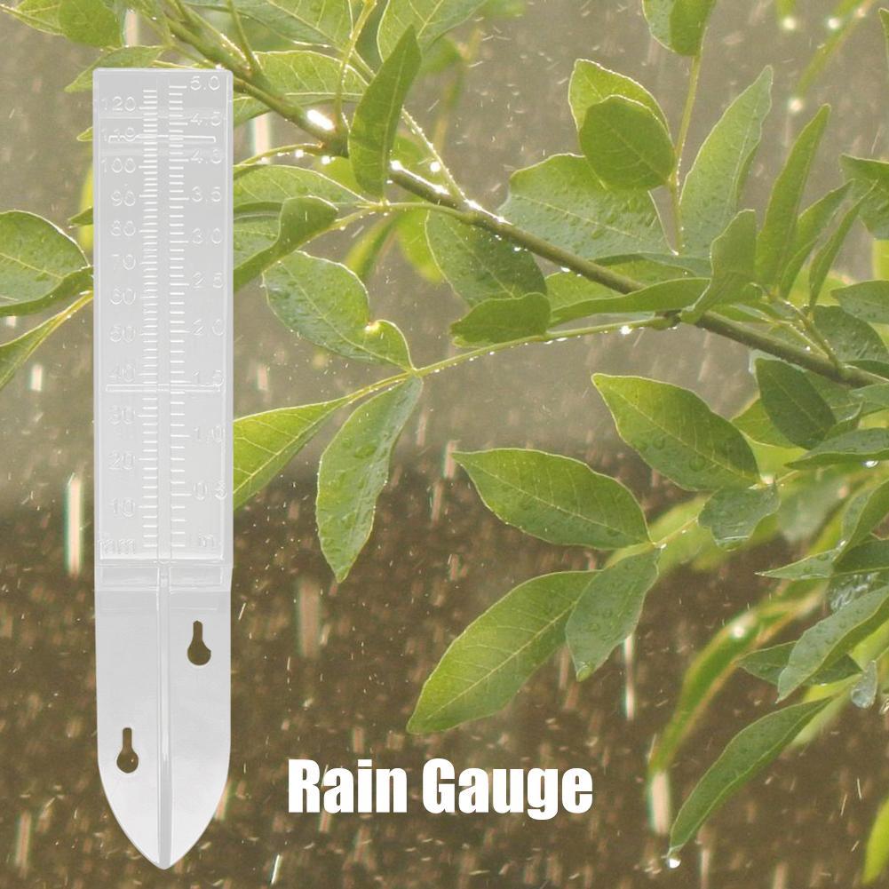 5 in Capacity Rain Gauge Easy-to-Read Home Clear Rain Gauge Rain Water Meter for Lawn Yard Garden Outdoor